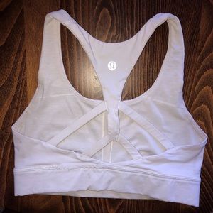 White Lululemon Sports Bra